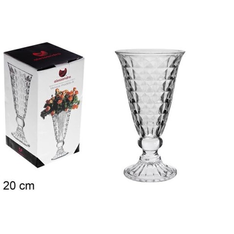 VASO IN VETRO VENEZA MODELO A 20 CM